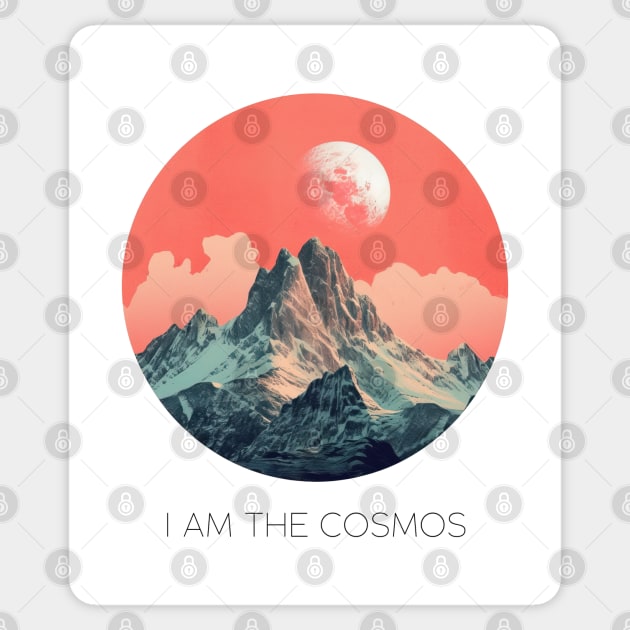 I Am The Cosmos. Sticker by saudade